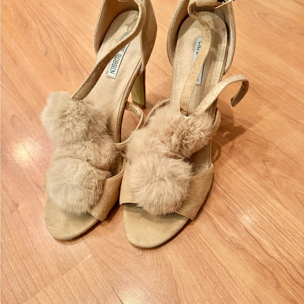 Fur-Embellished Heels